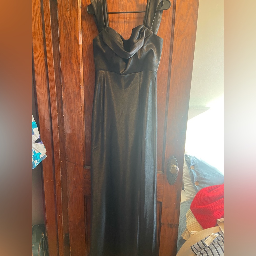 Birdy Grey Mia Convertible Black Satin Dress